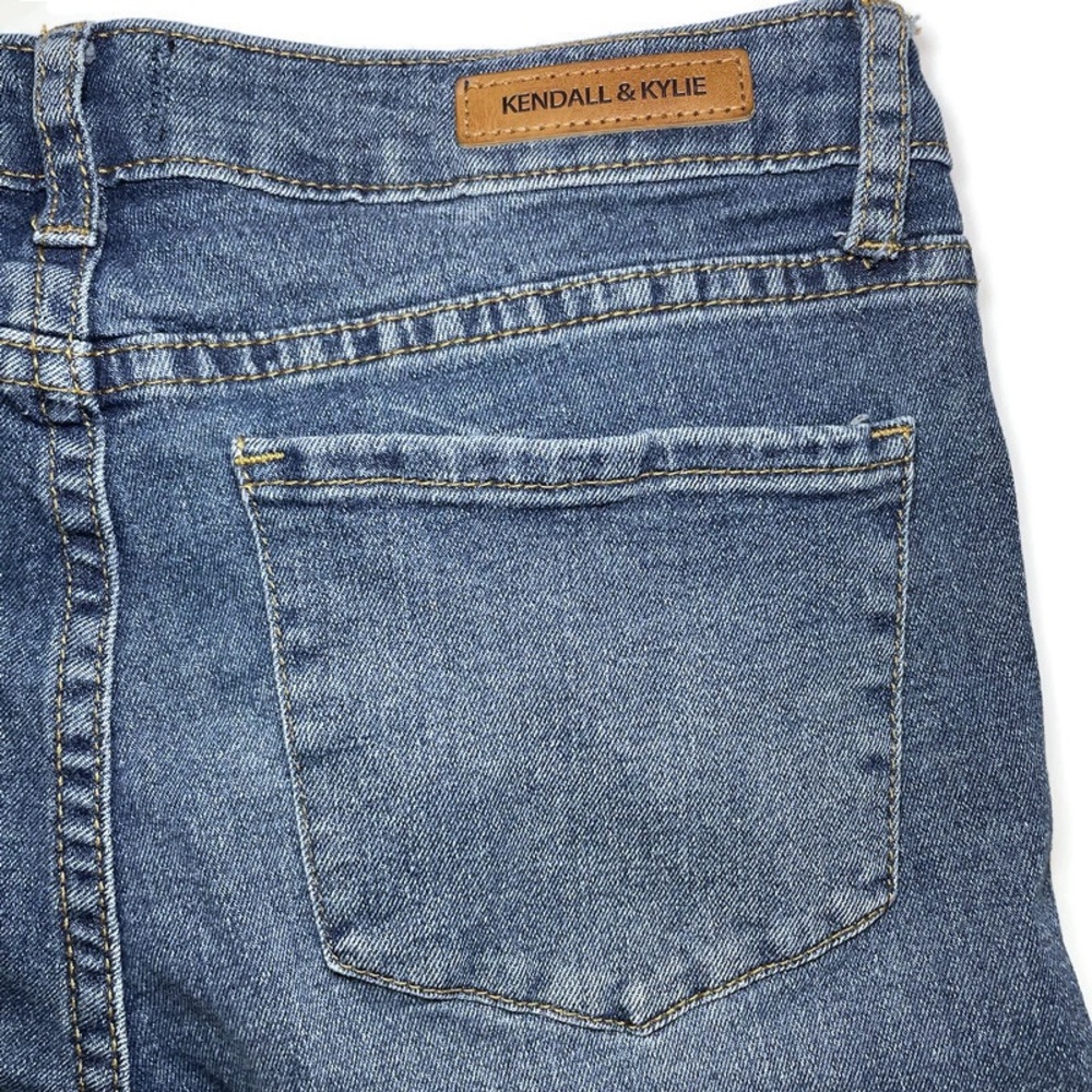 Kendall & Kylie Skinny Jean Women’s 8 Blue Medium Wash Mid Rise Ankle Classic - Picture 3 of 12